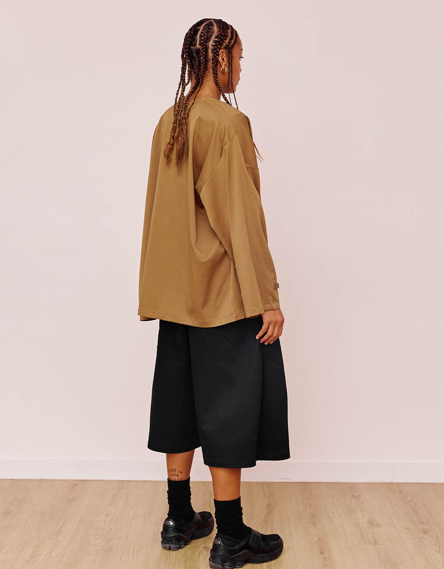 CHEMISE KIMONO CHAPITRE 3 _ PALE BROWN