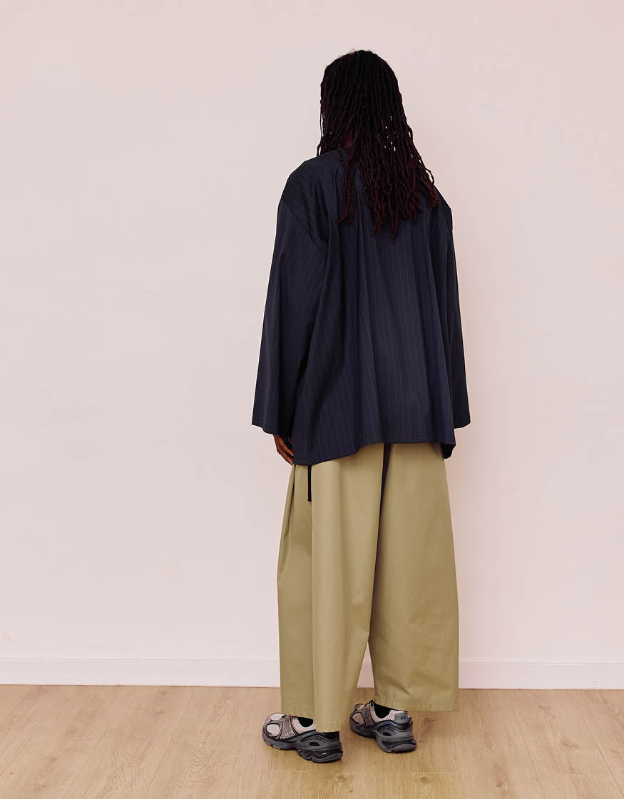 KIMONO SHIRT CHAPTER 3 _ PINSTRIPE NAVY