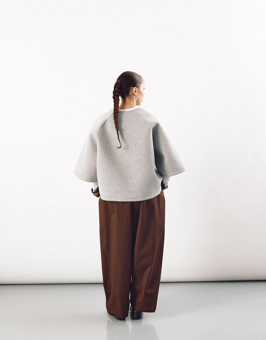 SHORT SLEEVE KIMONO CHAPTER 4 _ LIGHT GREY