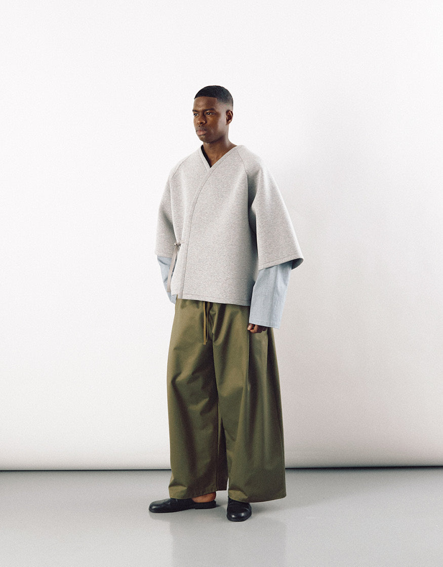 SHORT SLEEVE KIMONO CHAPTER 4 _ LIGHT GREY