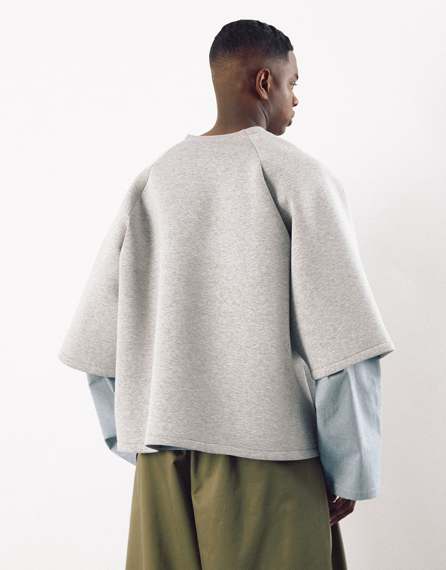 SHORT SLEEVE KIMONO CHAPTER 4 _ LIGHT GREY