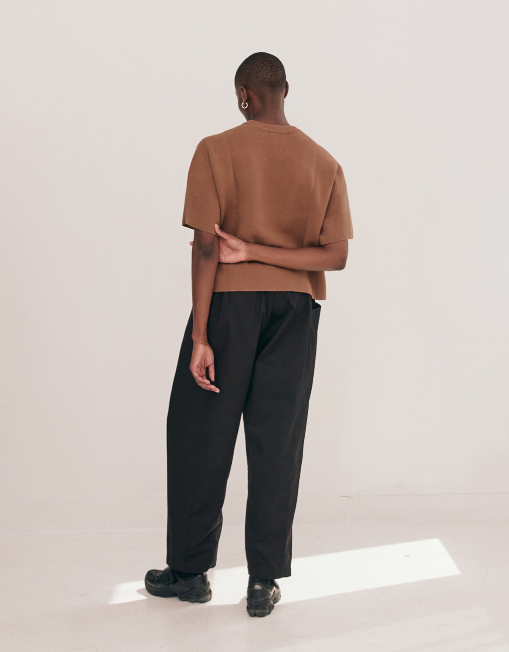 PANTALON TAPERED CHAPITRE 5 _ NOIR