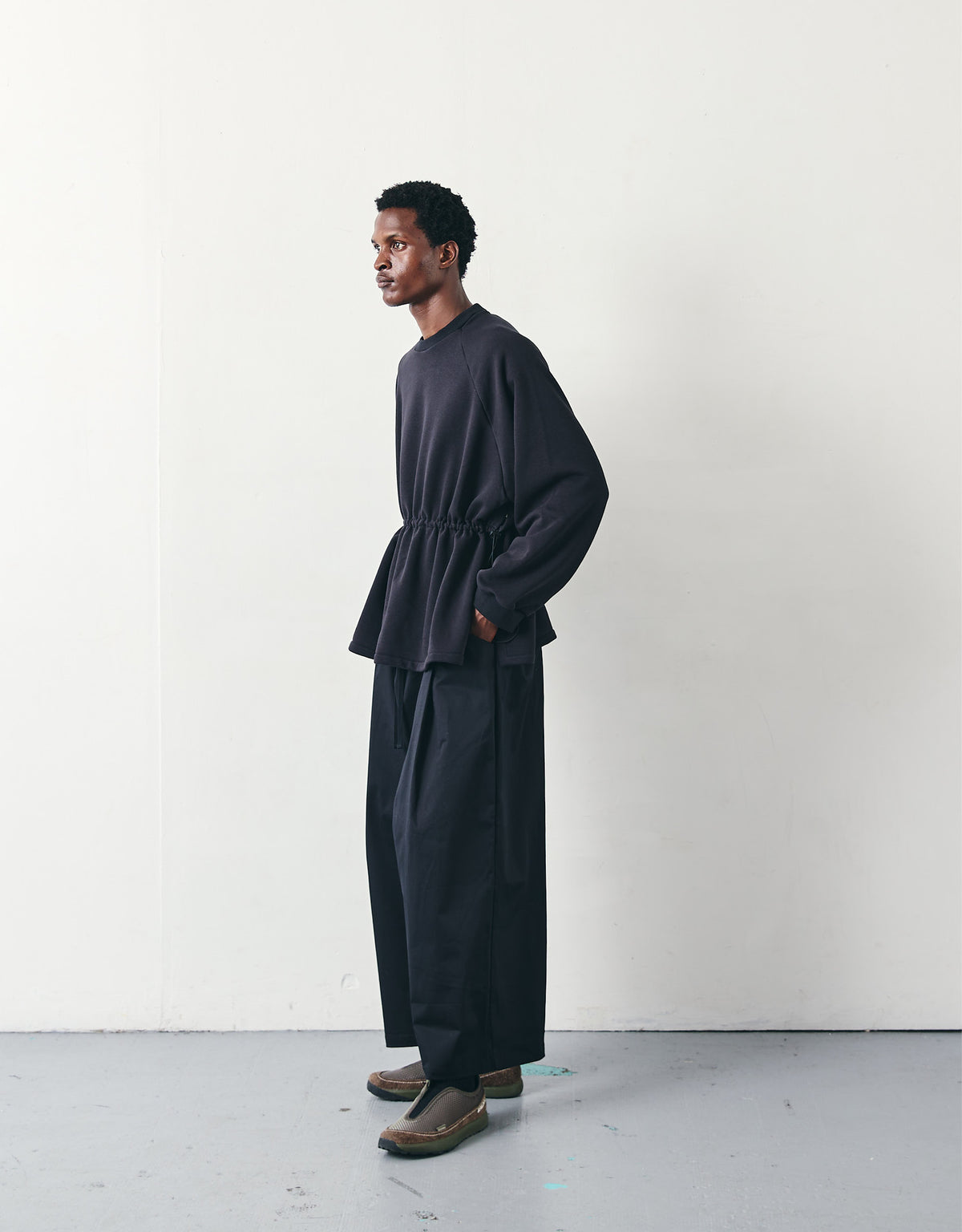 PANTALON WIDE CHAPITRE 3 _ BLACK