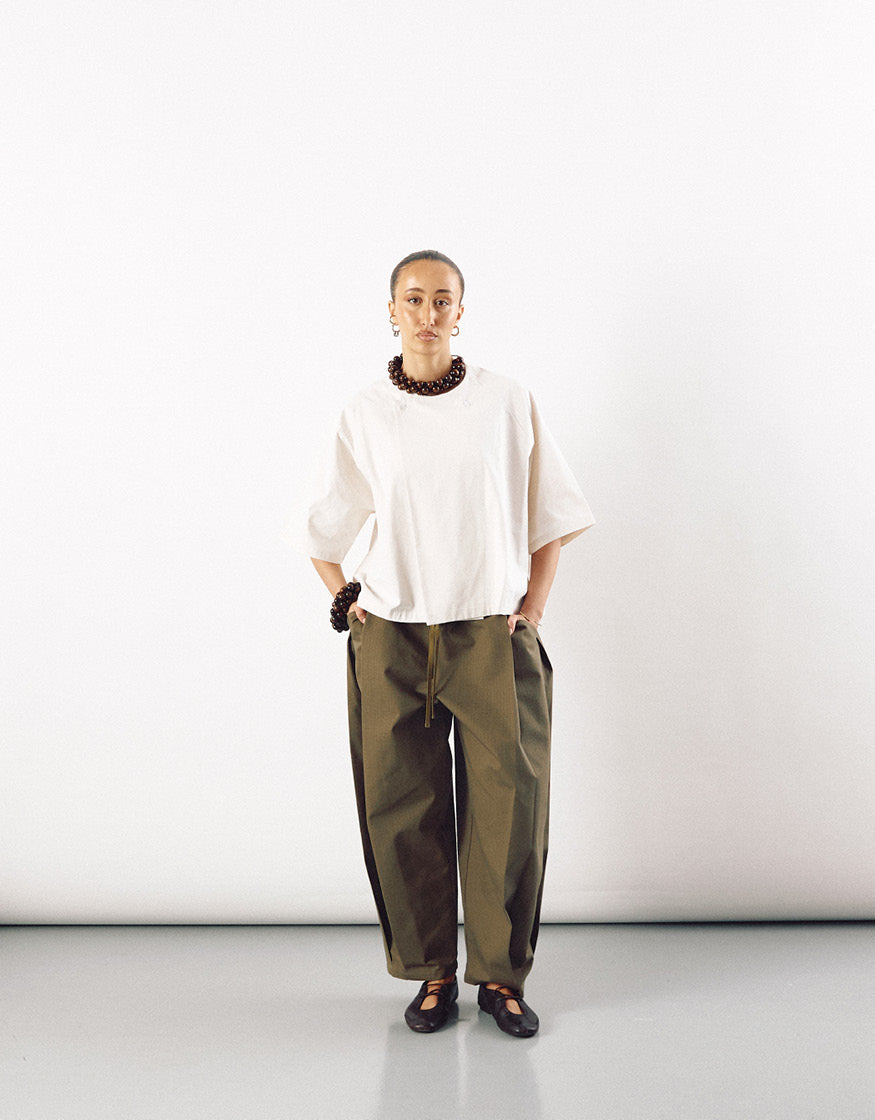 CURVED PANTS CHAPTER 4 _ OLIVE