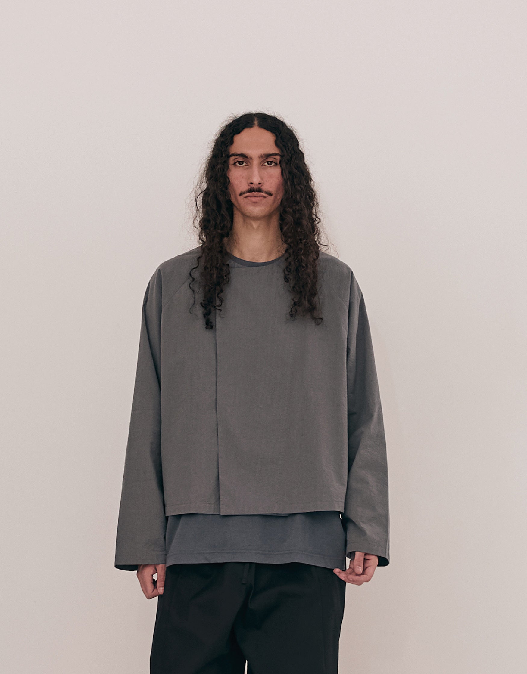 CHEMISE CROPPED CHAPITRE 3 _ STORM GREY