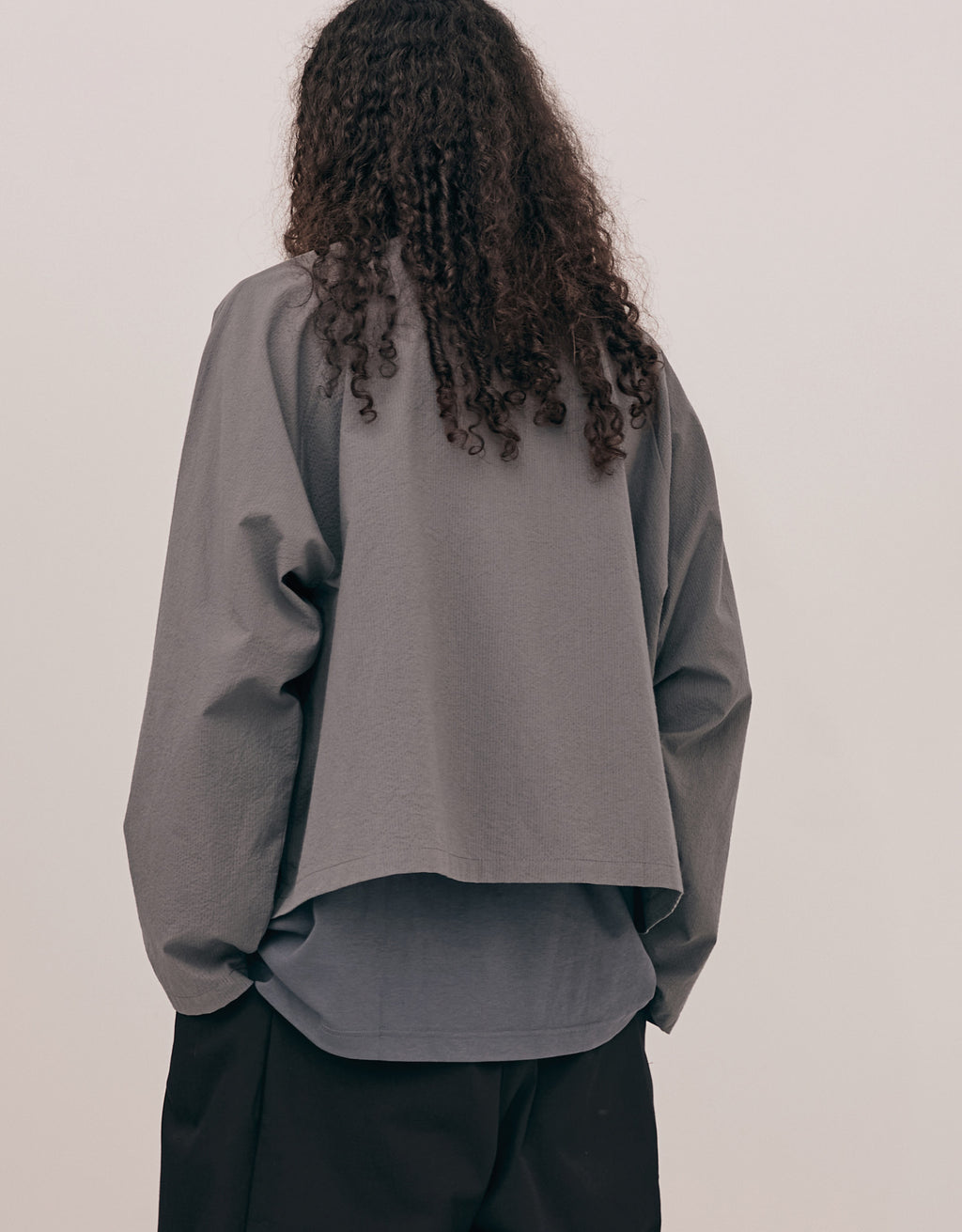 CHEMISE CROPPED CHAPITRE 3 _ STORM GREY