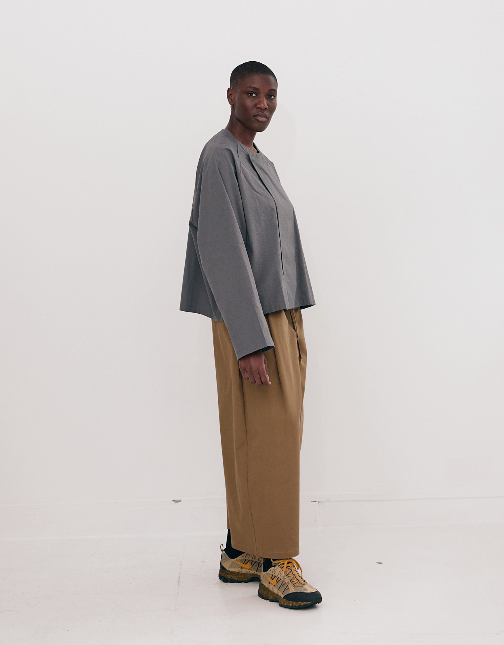 CHEMISE CROPPED CHAPITRE 3 _ STORM GREY