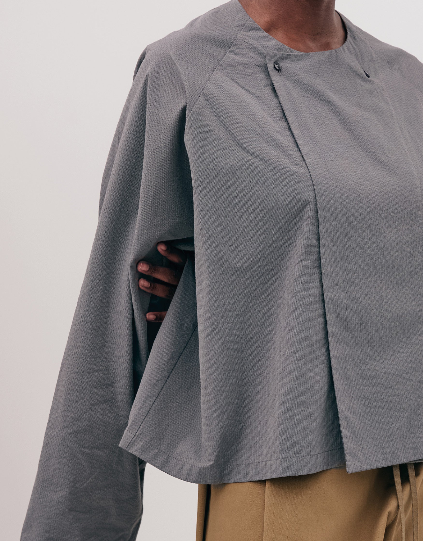 CHEMISE CROPPED CHAPITRE 3 _ STORM GREY