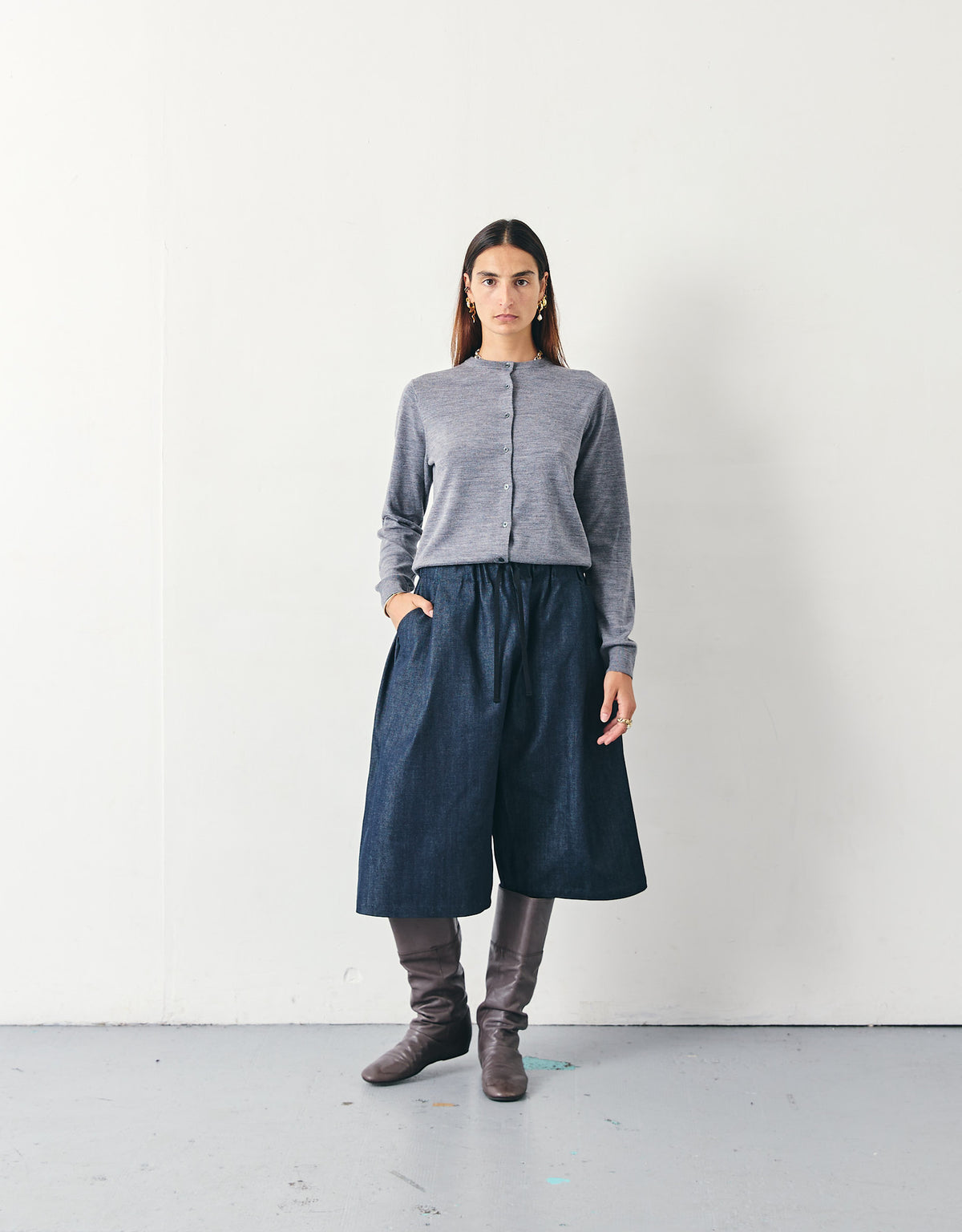 LONG DENIM SHORTS CHAPTER 2 _INDIGO