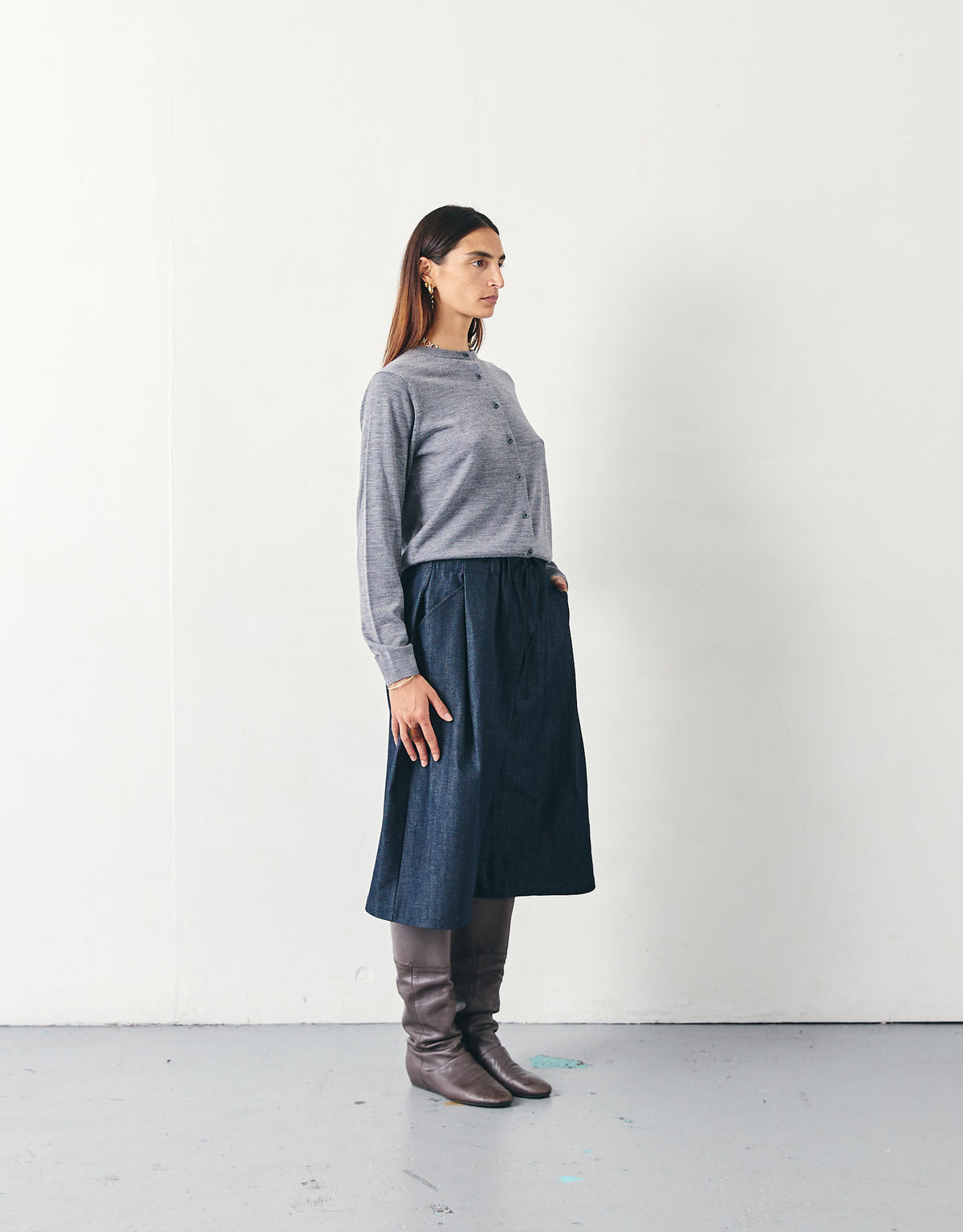 LONG DENIM SHORTS CHAPTER 2 _INDIGO