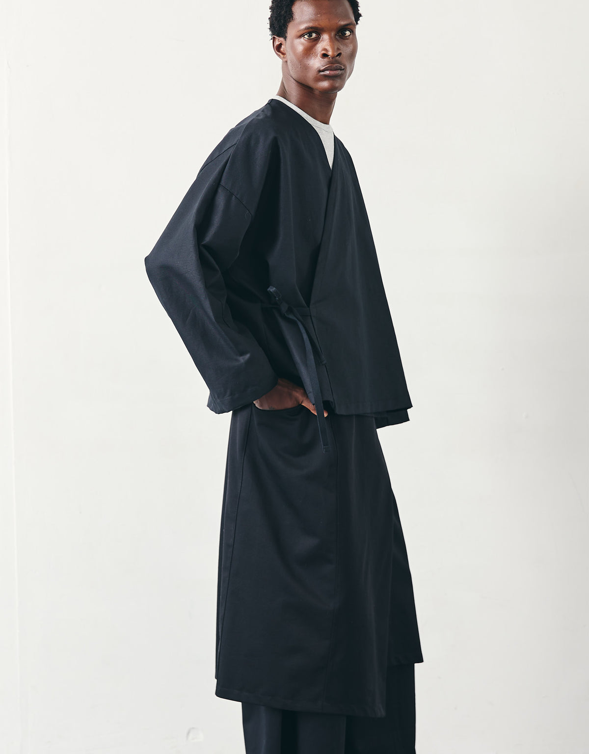 WRAPPED SKIRT CHAPTER 2_BLACK