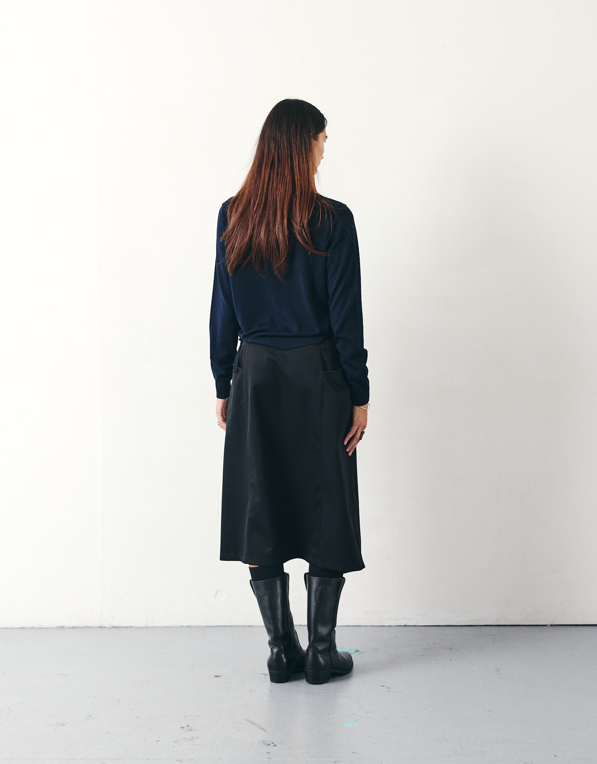 WRAPPED SKIRT CHAPTER 2_BLACK